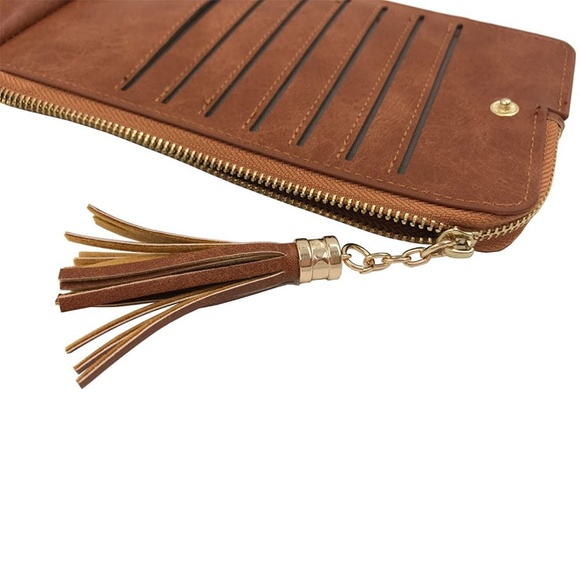 Womens RFID Bifold Phone Wallet Cards Organizer - Picture 5 of 5